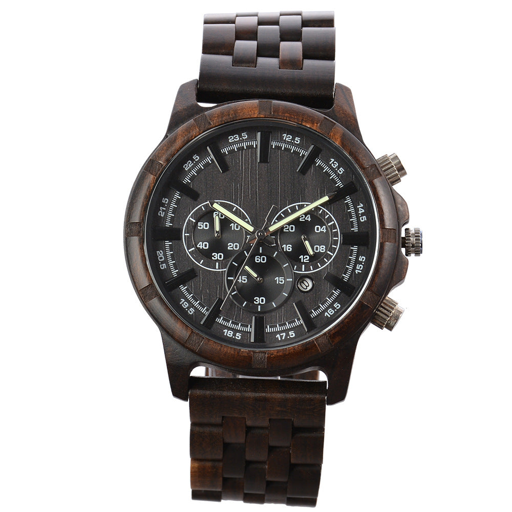 Men's Multi-Function Quartz Watch Business Luminous