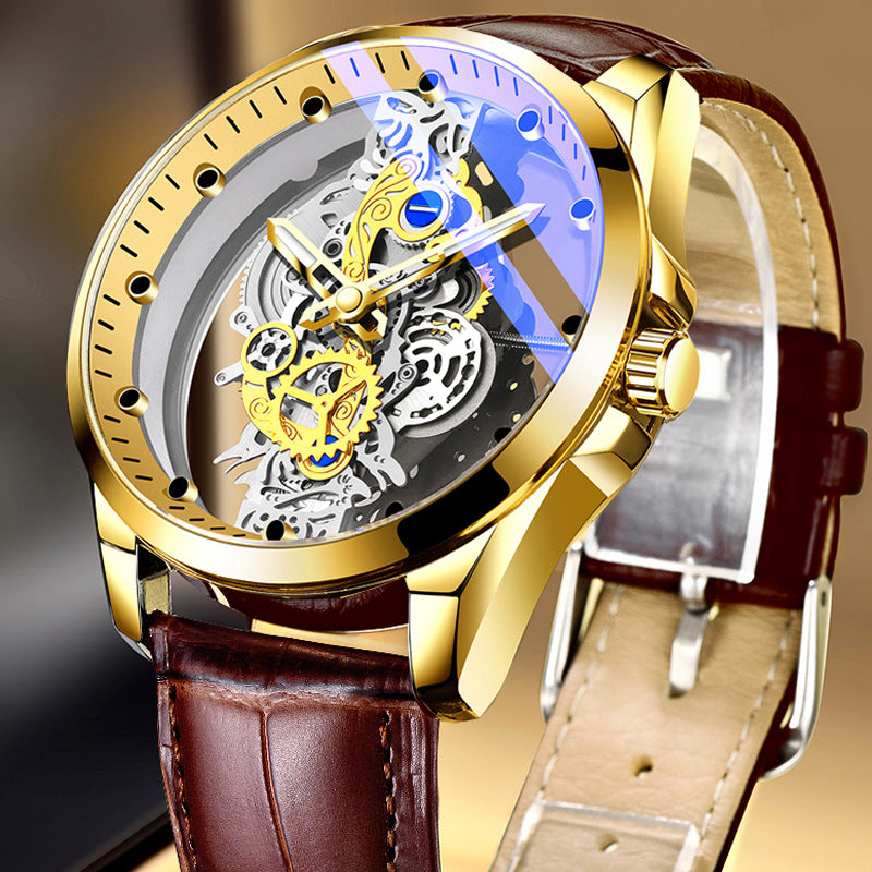 Hot Double-Sided Skeleton Full Automatic Machine Non-Mechanical Watch