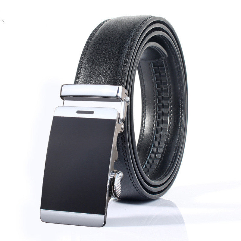 Men's Automatic Buckle Casual Leather Belt