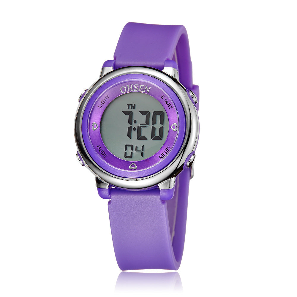 Men and Women Children's Outdoor Waterproof Digital Sports Electronic Watch