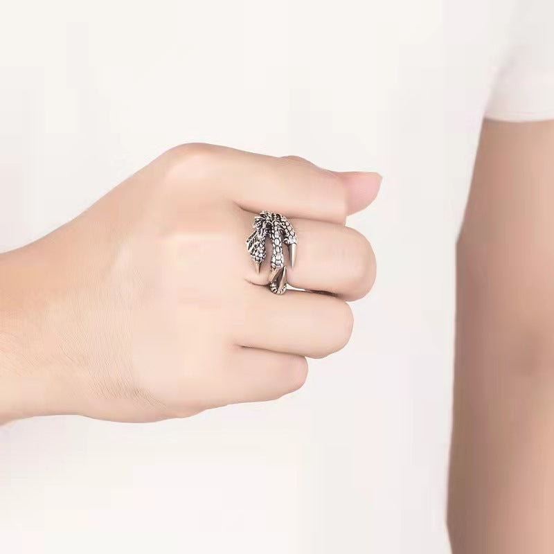 Men's Metal Retro Claw Ring