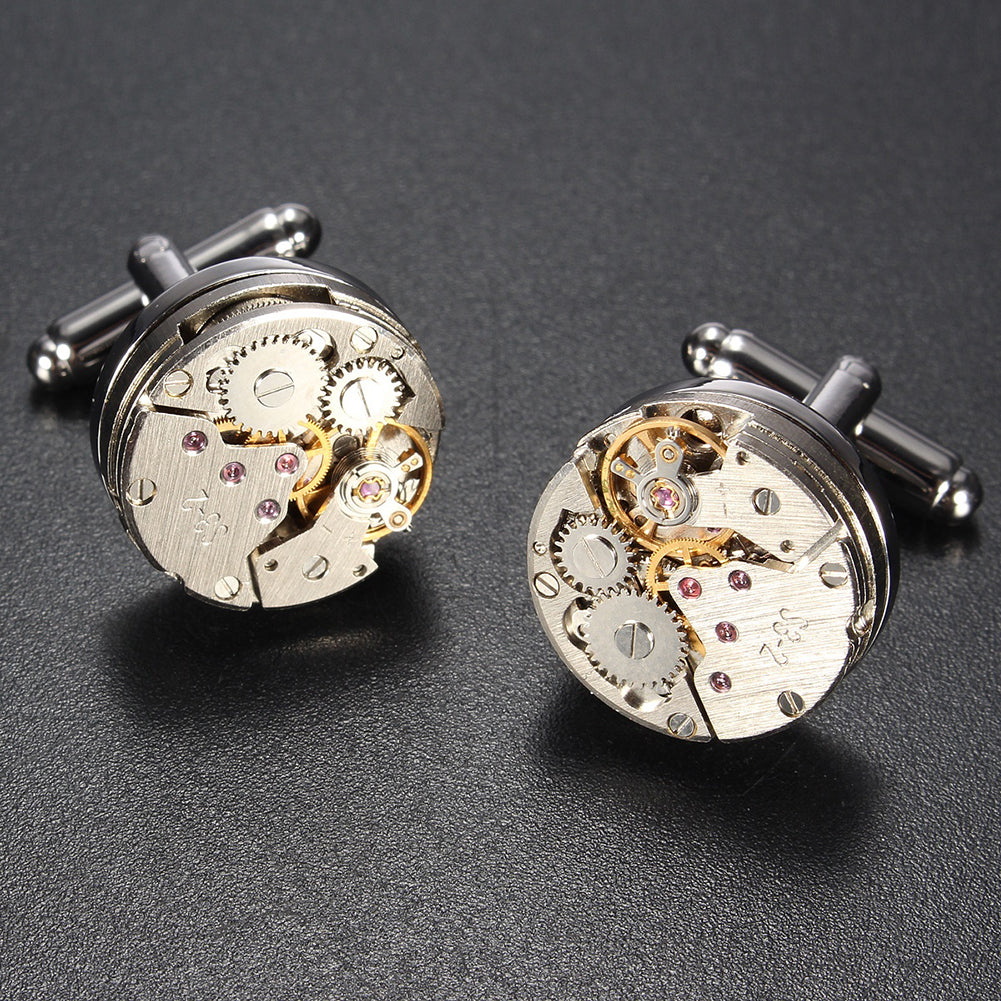 Mechanical Watch Brand Hot Movement Men's Cufflinks