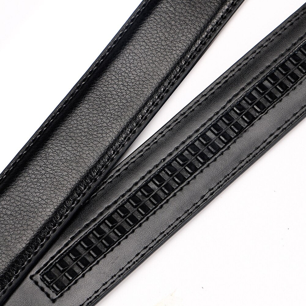 High-End Business Men's Belt Two-Layer Cowhide