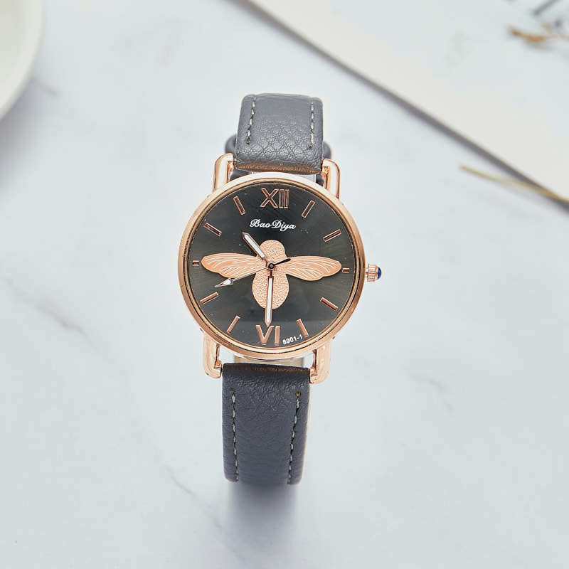 Ladies Fashion Little Bee Simple Quartz Watch