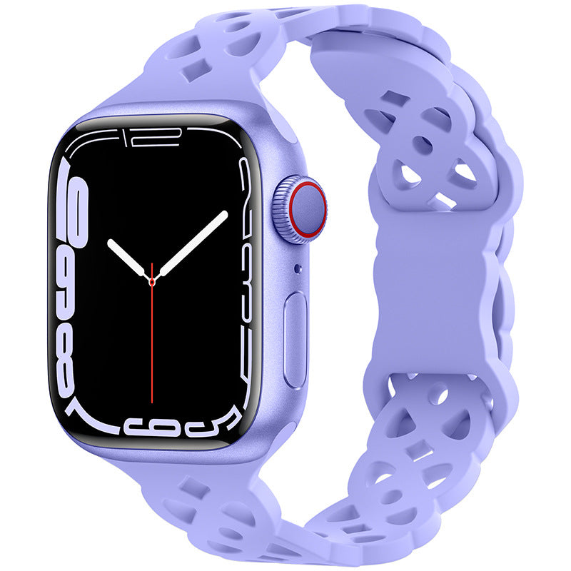 Cat'S Eye Hollow Silicone Watch Strap