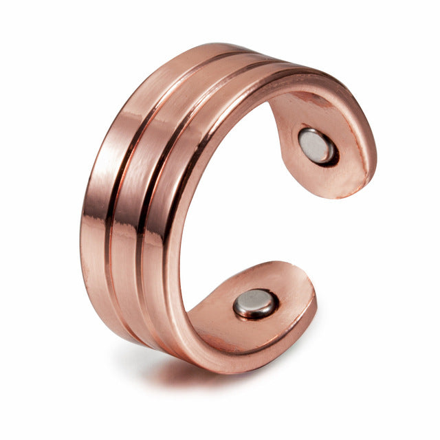 Fashion Red Copper Magnetic Ring