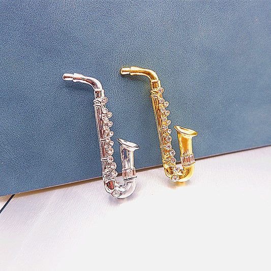 Musical Instrument Saxophone Temperament Brooch