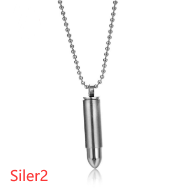 Bullet Titanium Steel Necklace