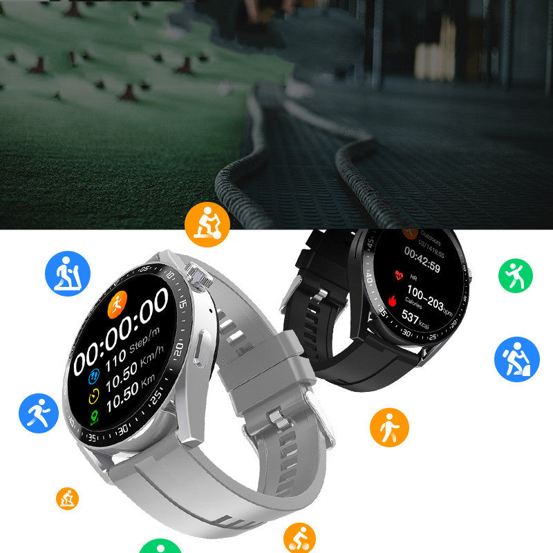 Wireless Charger Nfc Bluetooth Calling Heart Rate Health Smart Men's Watch