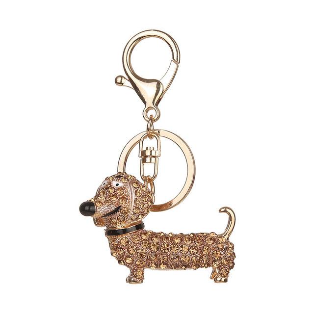 Beautiful Dachshund Keychain