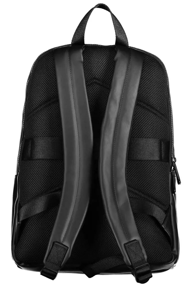 Calvin Klein Black Polyester Men Backpack