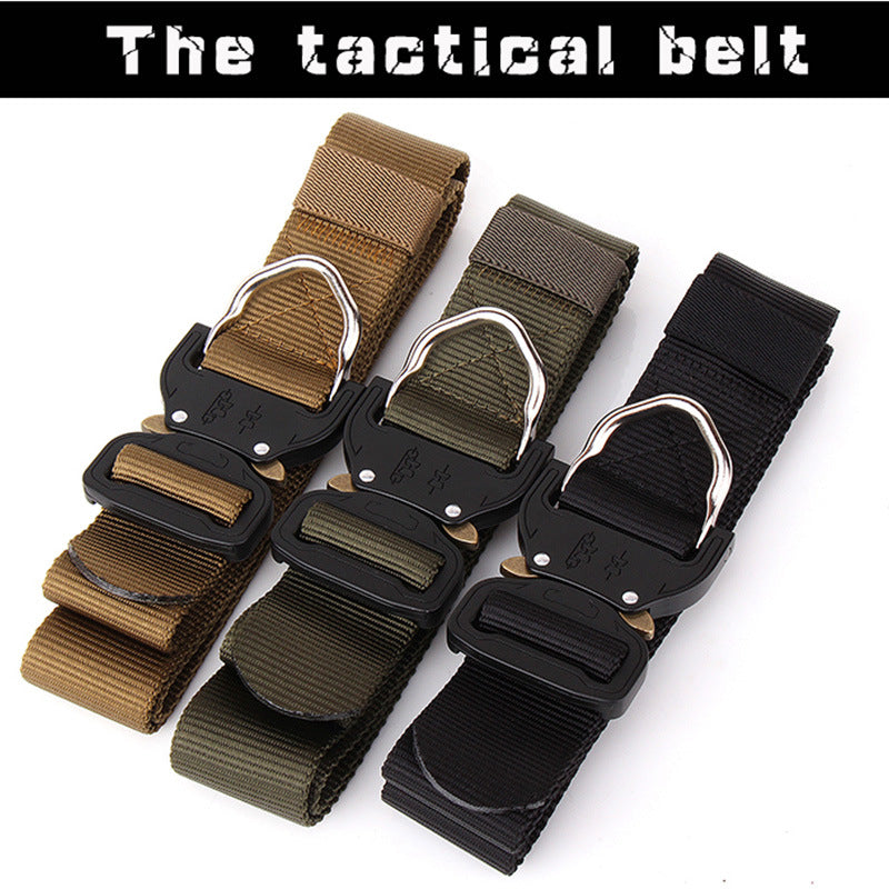 Tactical Belt Multi-Function Rappelling Special Forces Outdoor Combat Training Military Enthusiasts Men's Nylon Armed Belt