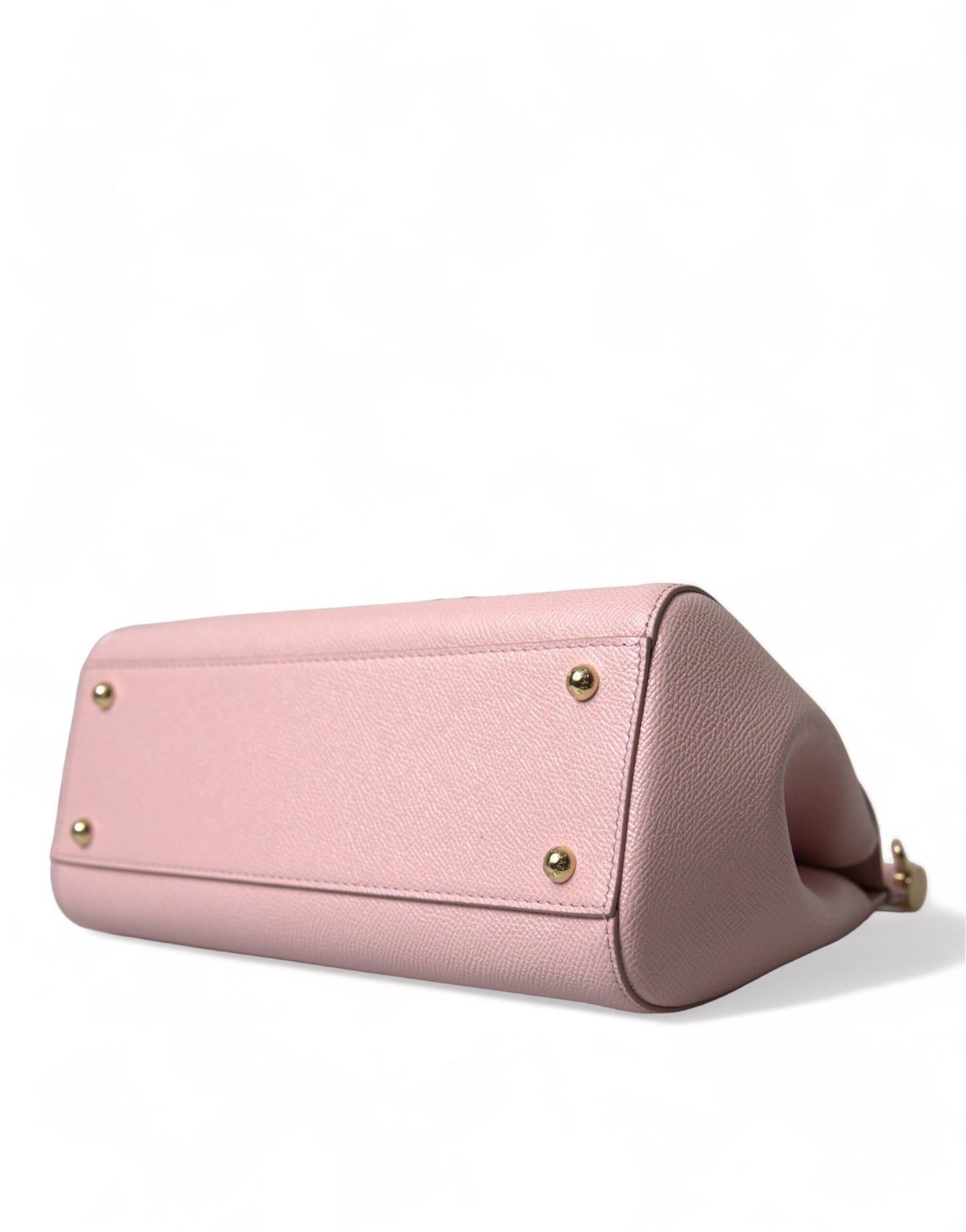 Dolce & Gabbana Chic Pink Sicily Leather Shoulder Bag