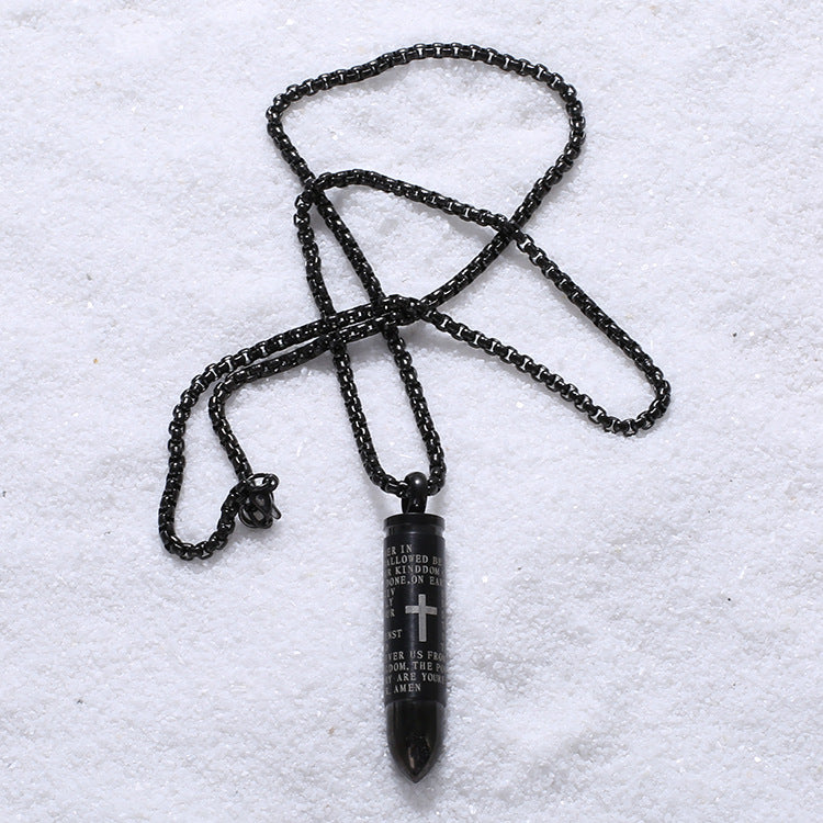 Bullet Titanium Steel Necklace