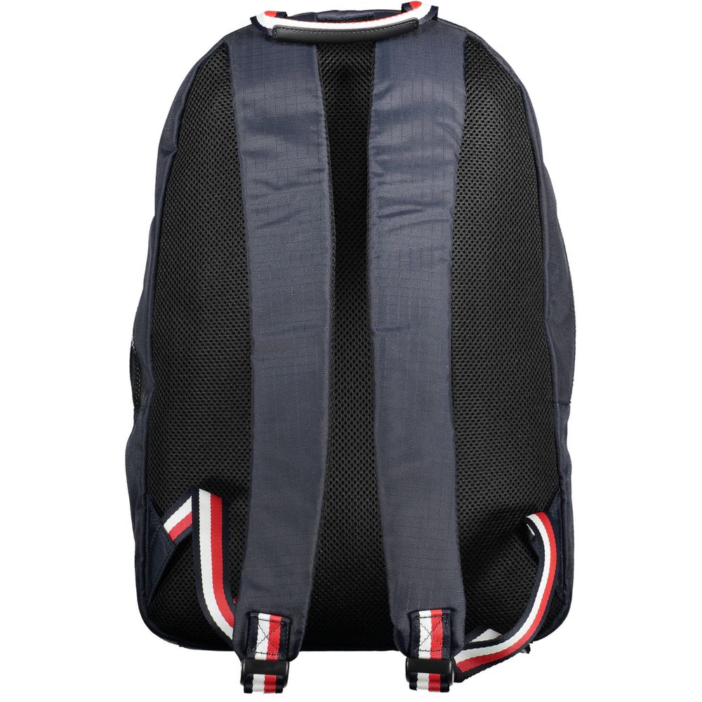 Tommy Hilfiger Blue Polyester Men Backpack