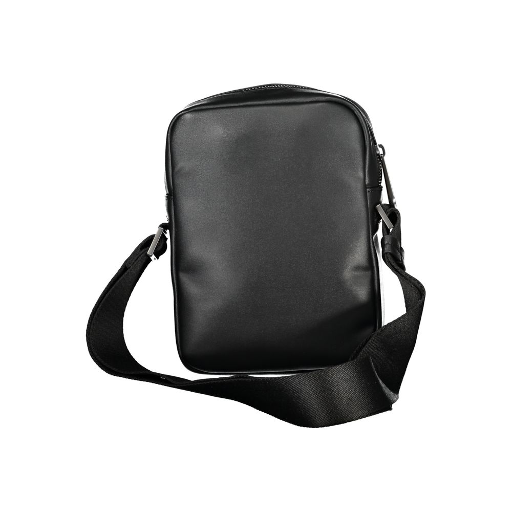 Calvin Klein Eco-Chic Black Shoulder Bag with Logo Detail