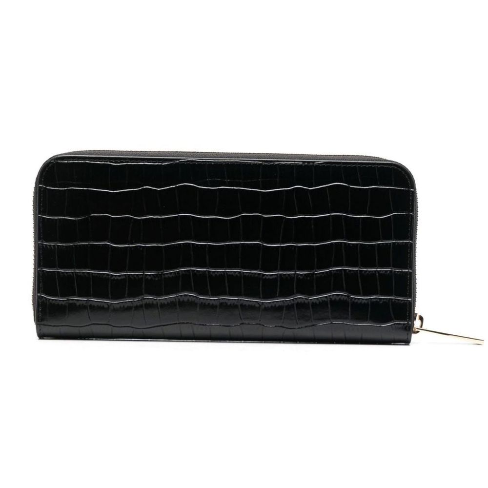 Baldinini Trend Elegant Croco Print Leather Wallet