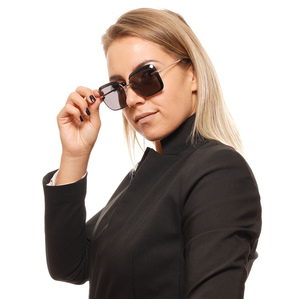 Web Black Women Sunglasses