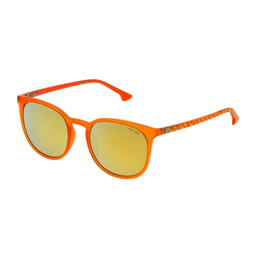 Police Orange Injected Sunglasses