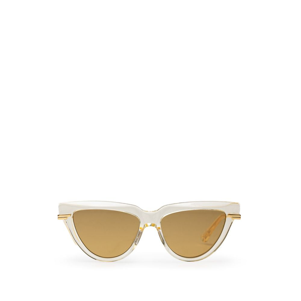 Bottega Veneta Beige Acetate Sunglasses