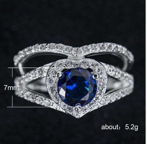 Heart-Shaped Diamond Ring