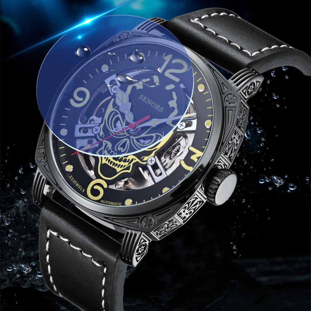 Upgraded Super Luminous Skull Mechanical Watch