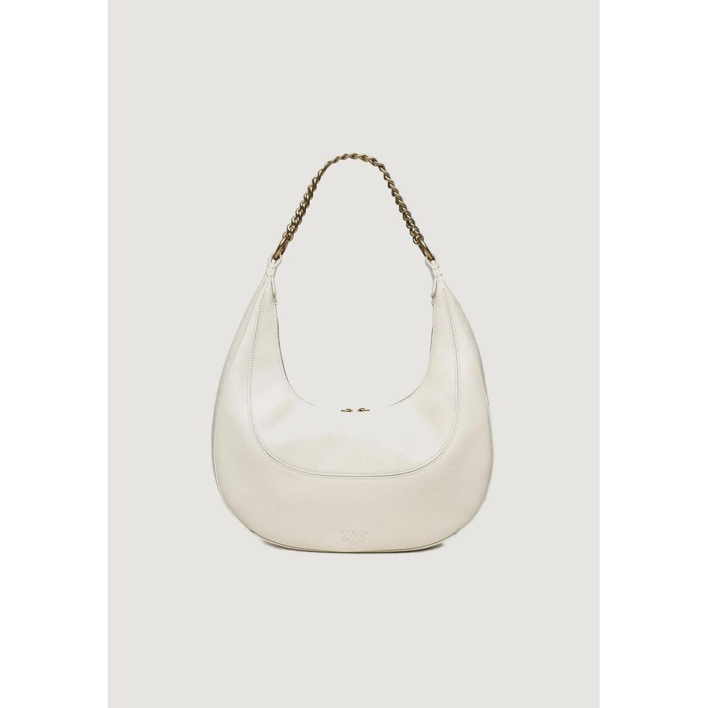 PINKO White Leather Handbag