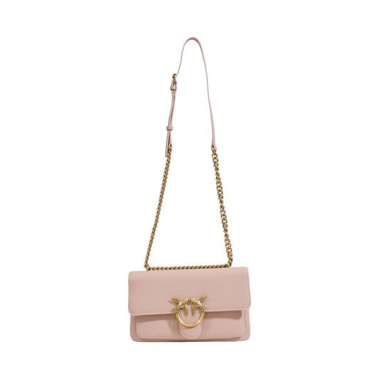 PINKO Pink Leather Handbag