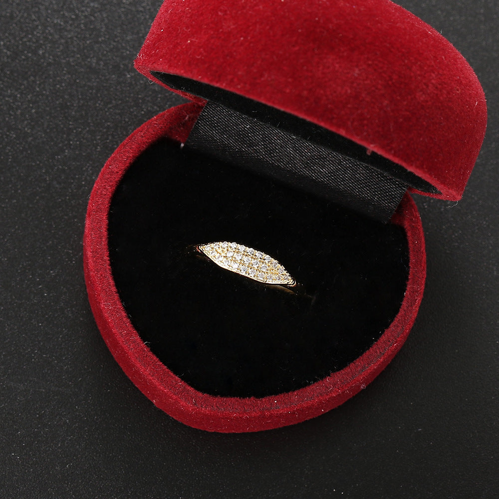 Women's Fashion Gold-Plated Simple Thin Ring