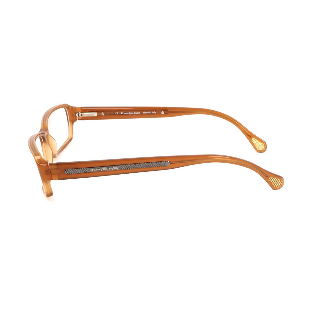 Ermenegildo Zegna Brown Plastic Frames