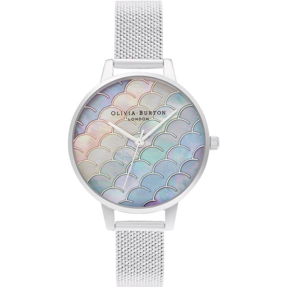 Olivia Burton Silver Steel Watch