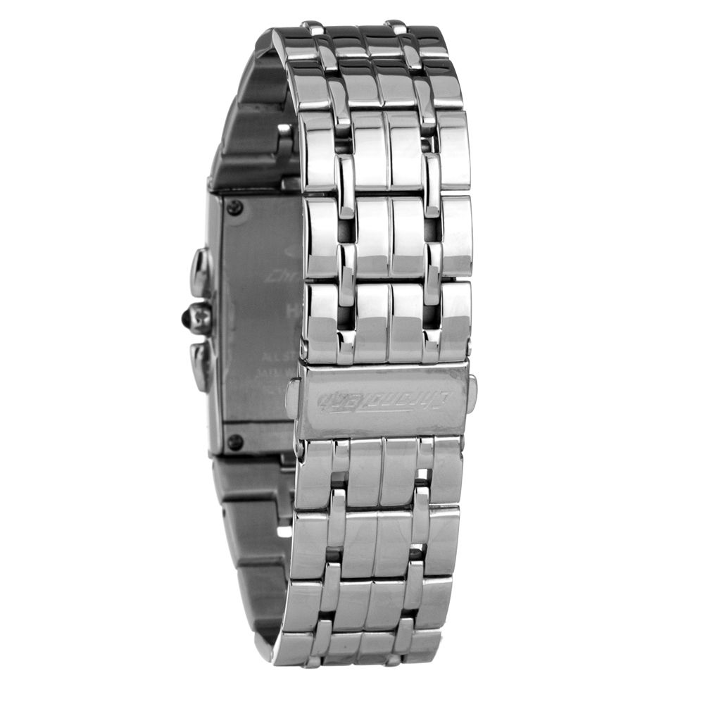 Chronotech Silver Steel Watch