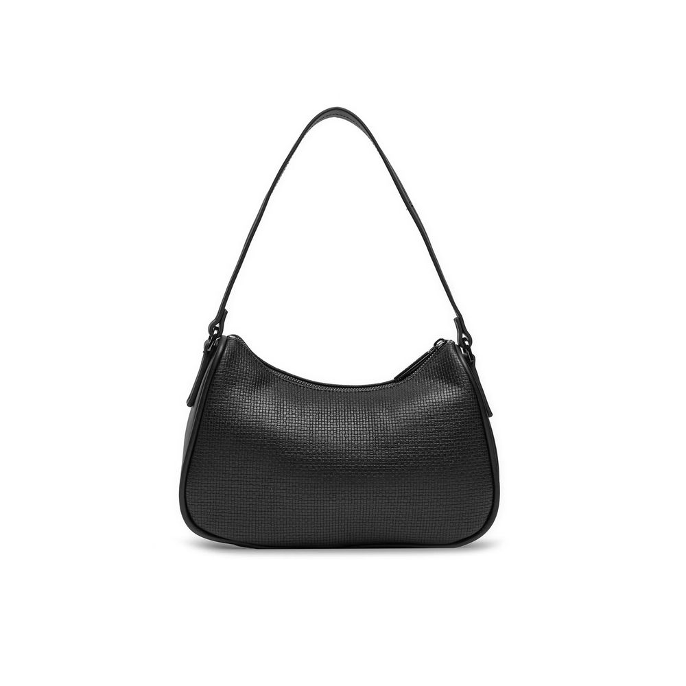 Calvin Klein Jeans Black Synthetic Leather Handbag