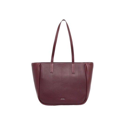 Calvin Klein Bordeaux Polyethylene Handbag