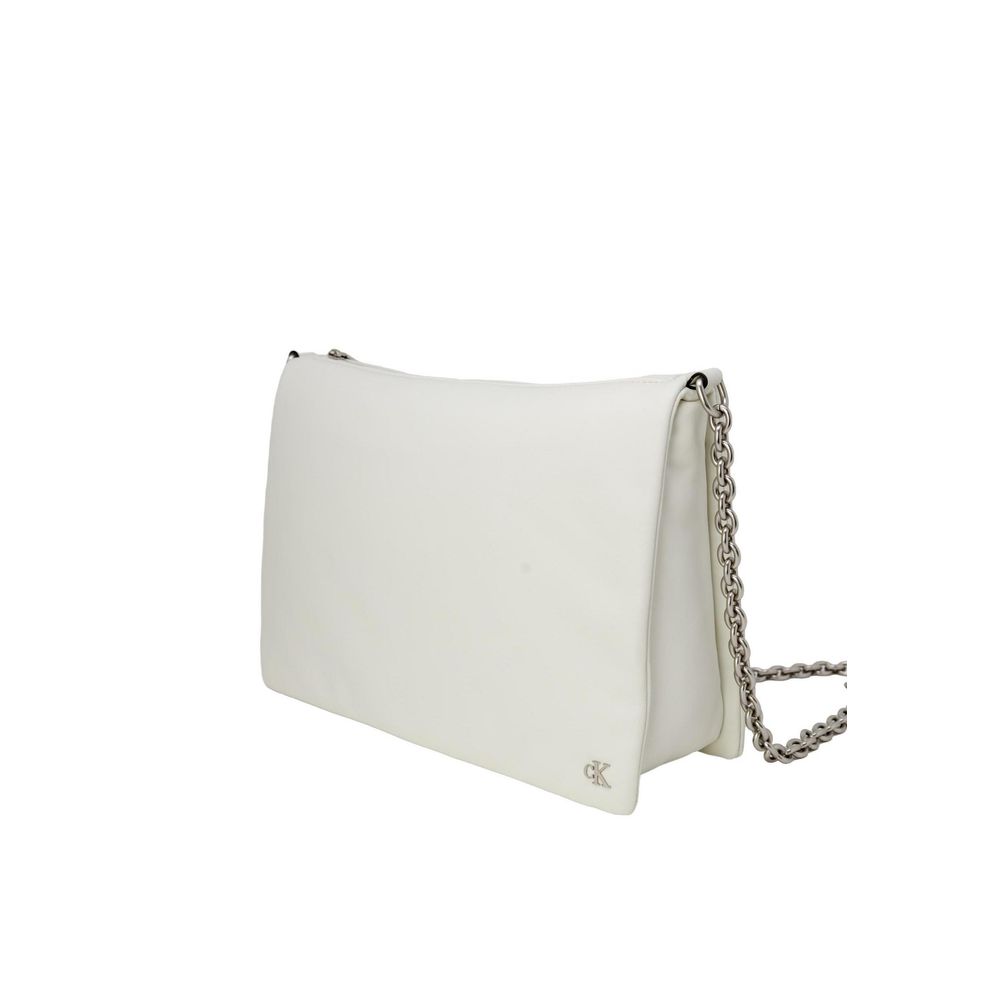 Calvin Klein Cream Recycled Polyester Handbag