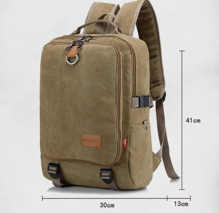 Fashion Men's Casual Retro Canvas Backpack