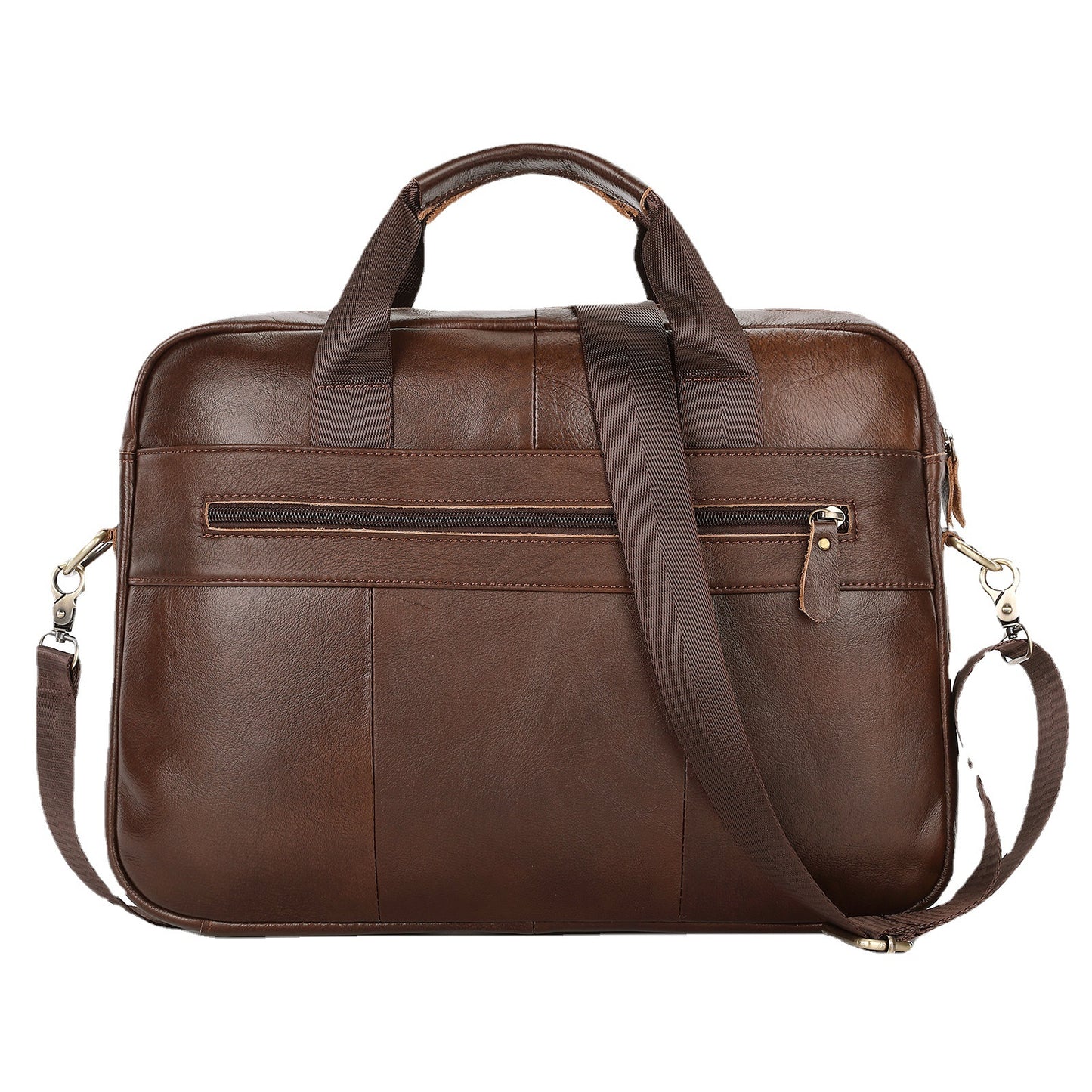 Men's Portable One-Shoulder Cross-Body Briefcase