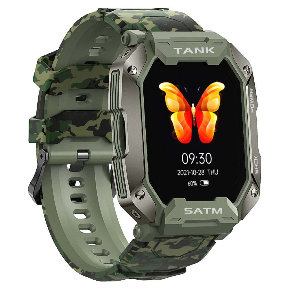 Outdoor Smart Watch 5Atm Ip69K Waterproof Bluetooth Smart Watch