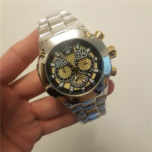 Full Function Quartz Steel Band Watch