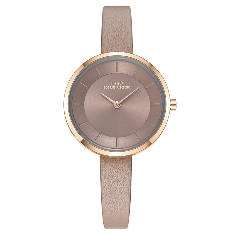 Fashion Trend  Thin Ladies Student Waterproof Watch