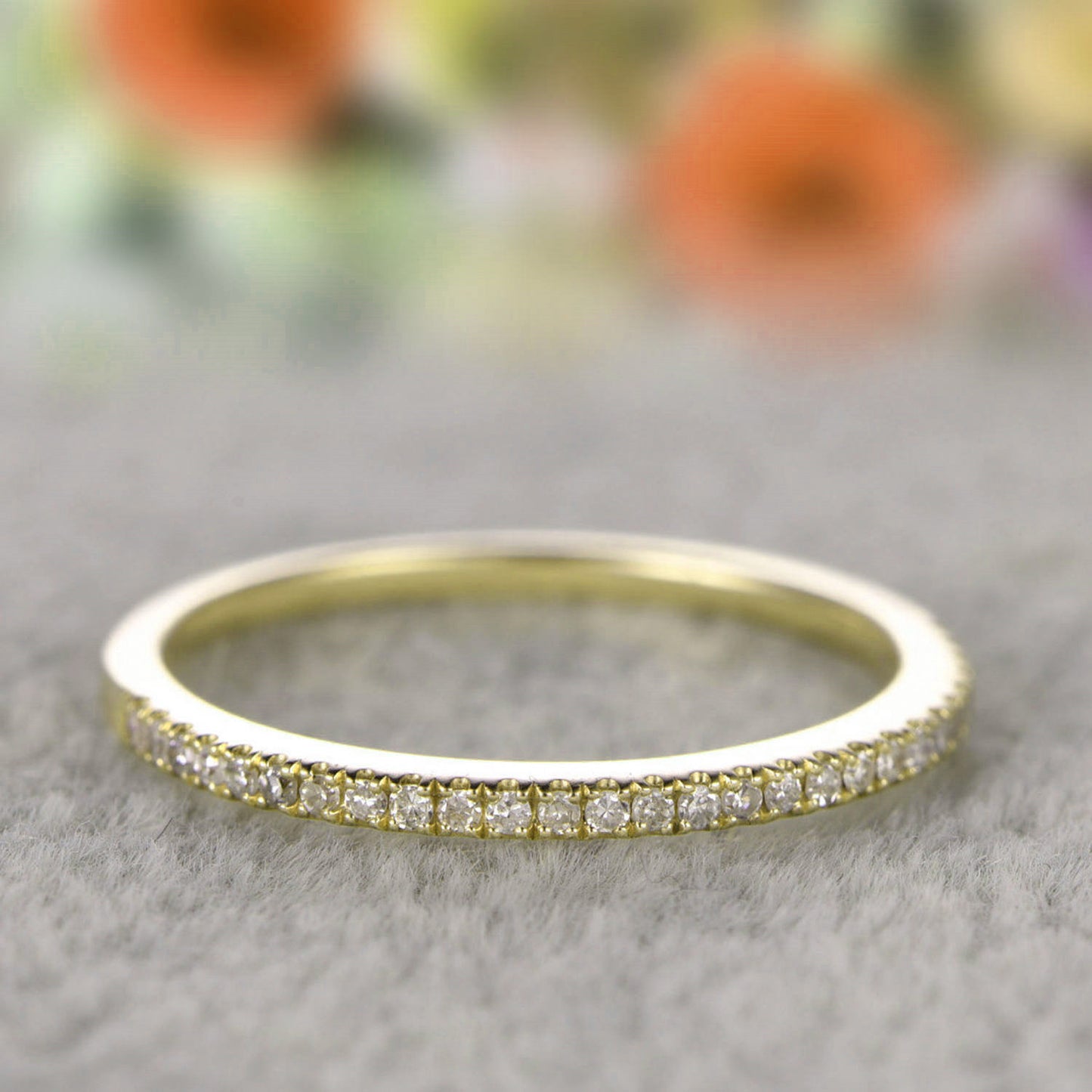 Emerald Gold-Plated Hollow Ring Setting