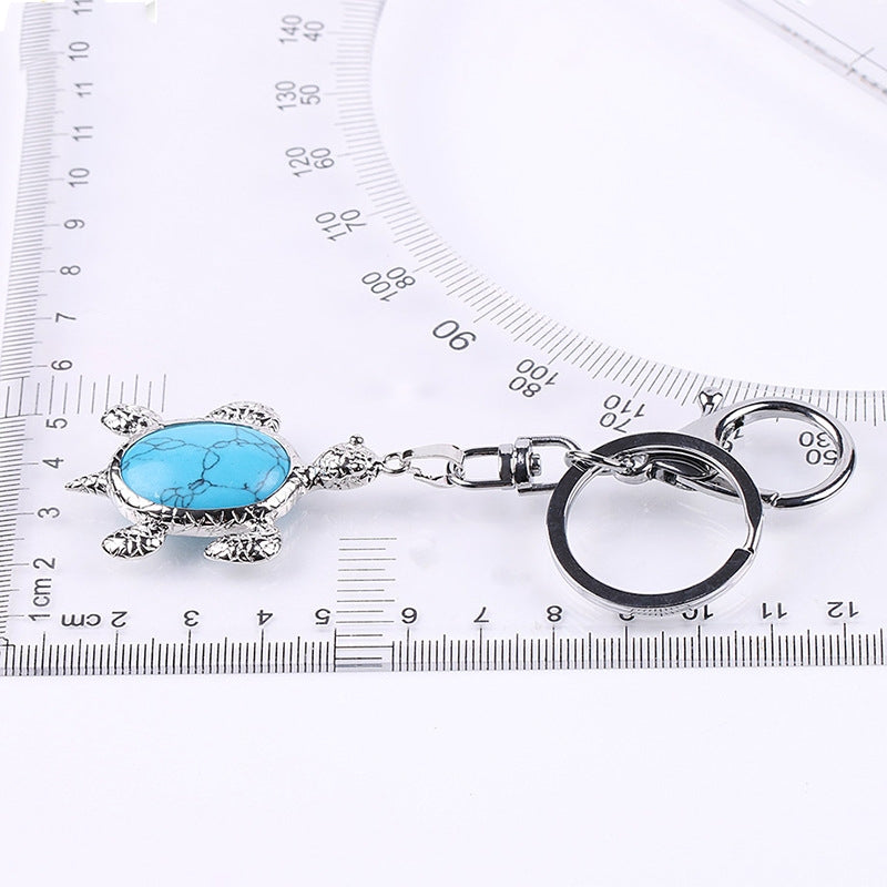 Natural Stone Crystal Key Chain