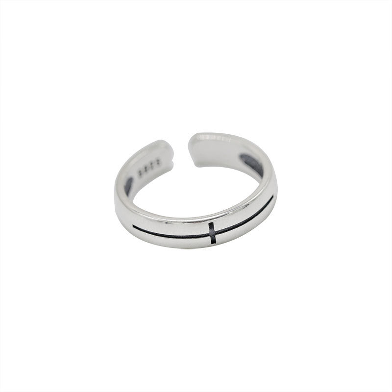 Sterling Silver Simple And Fashionable Design Sense Opening