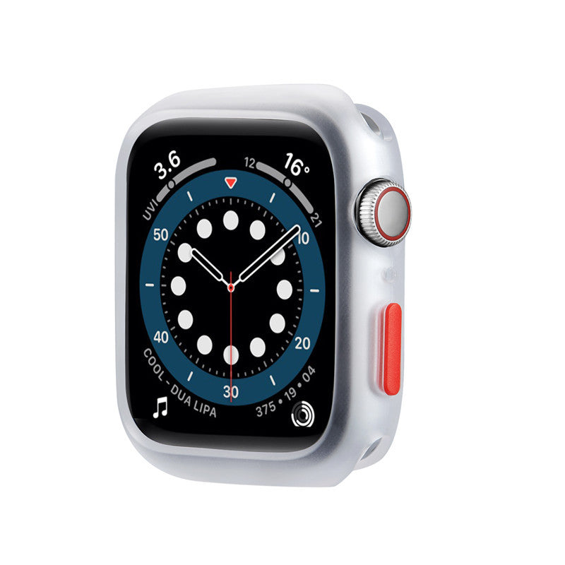 Compatible With Apple, Protective Cover 6Th Generation Watch Shell Button Candy Cover Apple Watch6 5 4 3 2