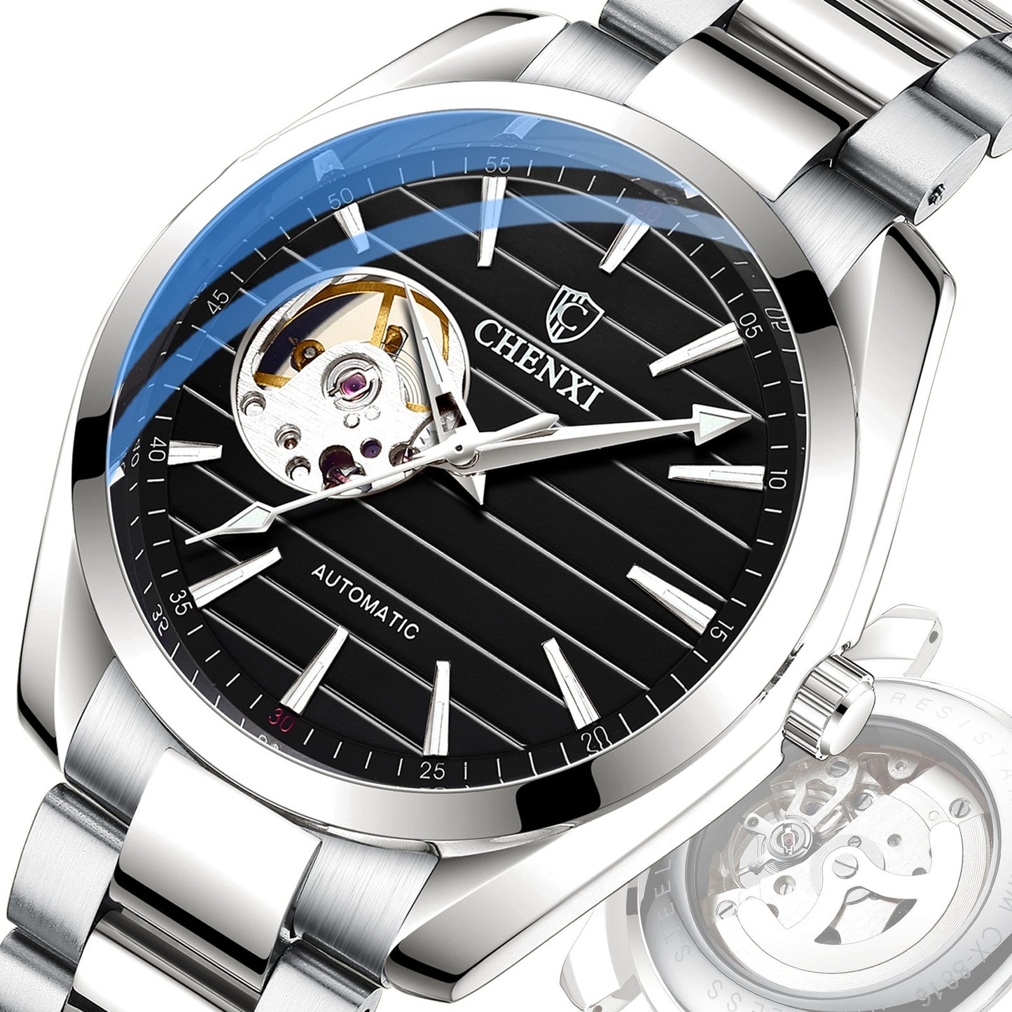 Men's Automatic Hollow Mechanical Watch