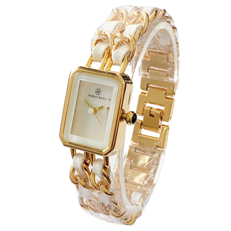 Square Dial Simple Temperament Women's Wrist Watch