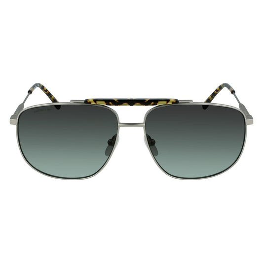 Lacoste Gray Metal Sunglasses