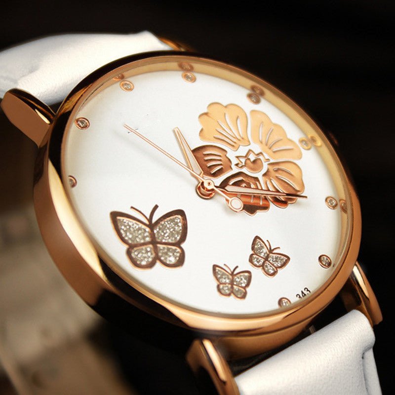 Fashion Ladies Watches with Rhinestone Strap