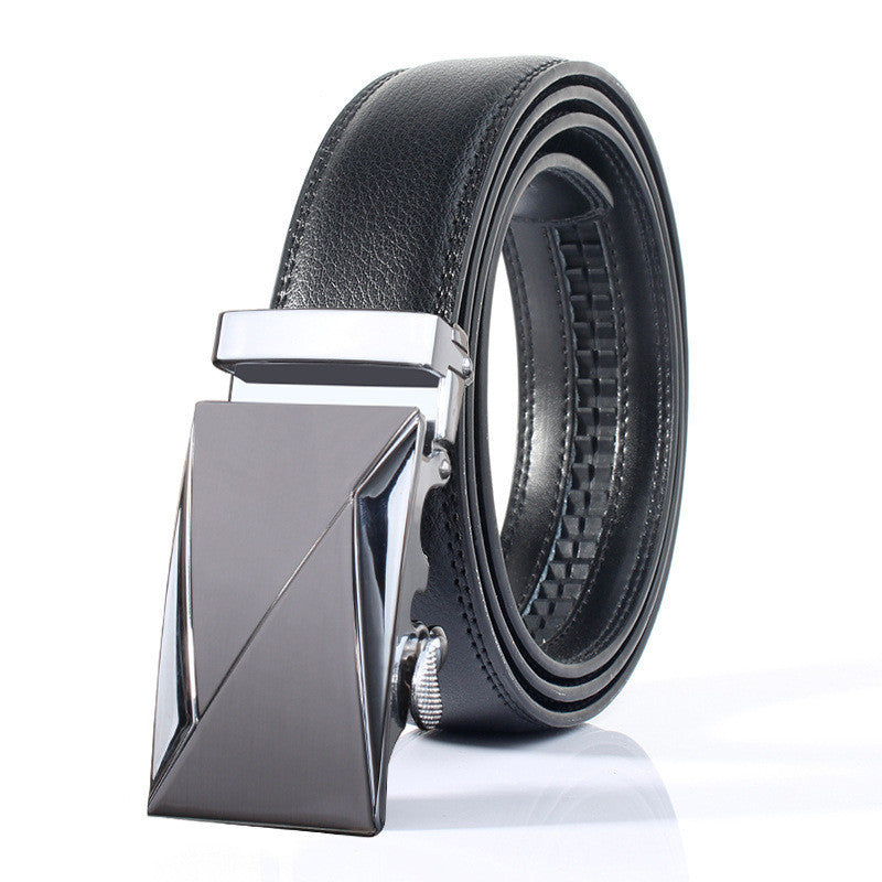 Men's Automatic Buckle Casual Leather Belt