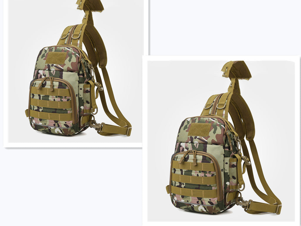 Versatile Ruia Chest Pack Tactical Camouflage Shoulders